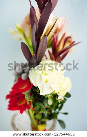 Flower bouquet for man