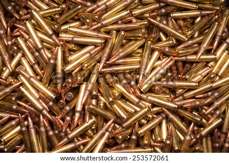 .223 or 5.56 x 45 xm193 ammunition