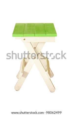 wood chair isolated