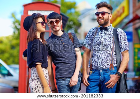 youth culture relation, friends on the street