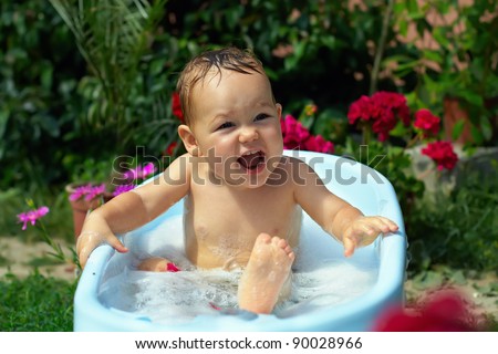 Bathing Funny