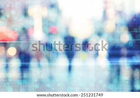 blur abstract people background