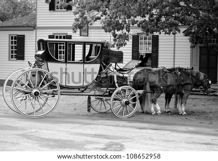 Horse Carriage in Virginia, USA
