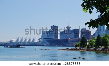 VANCOUVER, CA - JULY 05: Canada Place Harbor on July 05, 2008 in Vancouver, Canada. Famous Vancouver main cruise ship terminal, it was built in 1927.