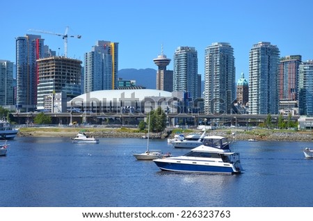VANCOUVER, CANADA - JULY 27: BC Place Stadium on July 27 , 2014 in Vancouver, Canada. It is the home stadium of BC Lions, Vancouver Whitecaps FC, and Major League Soccer( MLS).