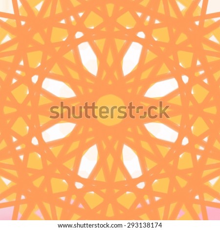 orange color drawing in kaleidoscope pattern/orange color drawing in kaleidoscope pattern/orange color drawing in kaleidoscope pattern for background