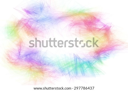 round shape drawing in rainbow colors/round rainbow/round shape drawing in rainbow colors