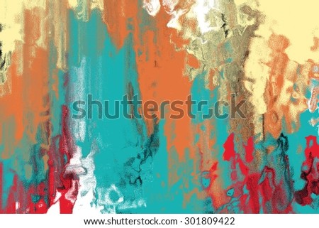 multicolor abstract painting/brush stroke abstract painting/multicolor abstract painting