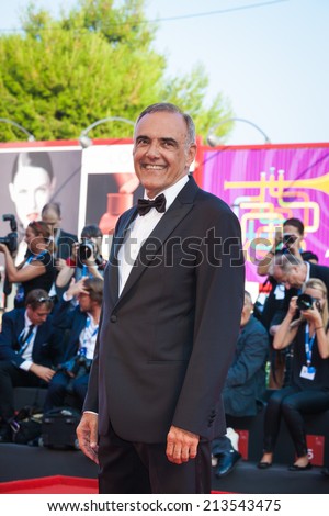 VENICE, ITALY - AUGUST 27: Director of the Venice Film Festival Alberto Barbera attends the Opening Ceremony during 71st Venice Film Festival at Palazzo Del Cinema on August 27, 2014 in Venice, Italy