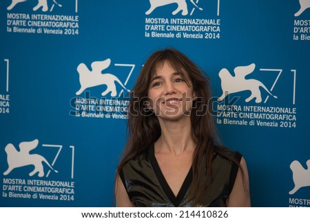 VENICE, ITALY - SEPTEMBER 01: Actress Charlotte Gainsbourg attends the 'Nymphomaniac: Volume 2 - Directors Cut' Photocall during the 71st Venice Film Festival on September 1, 2014 in Venice, Italy.