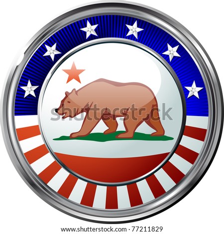 california flag. stock vector : california flag