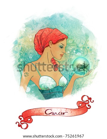 cancer sign. of cancer zodiac sign as a