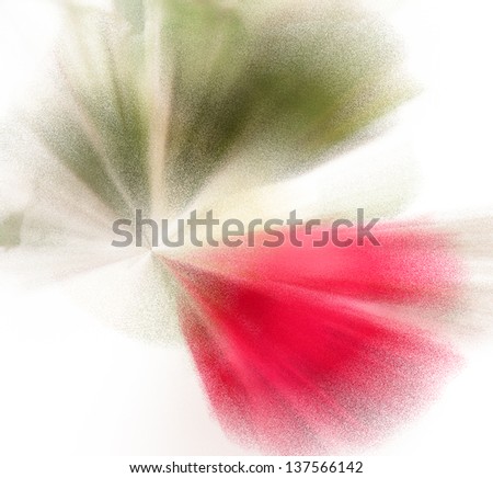 Abstract background in red and green colors on white