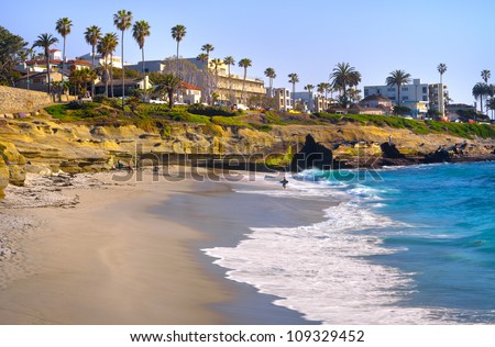 La Jolla Shores in La Jolla San Diego, Southern California Coast