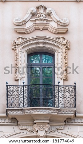 Spanish Colonial Architecture Building Window