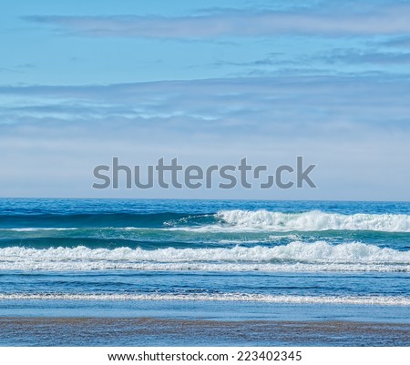 Oregon Coast Beach Seascape, Oregon State USA