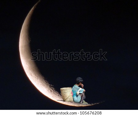 Man in the moon