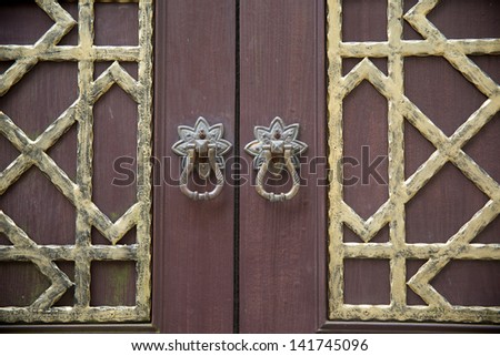 old door of arabic city