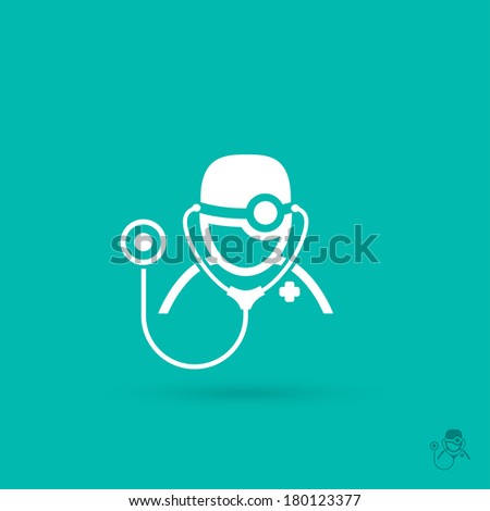 Medical doctor symbol vector illustration Medical doctor symbol vector illustration