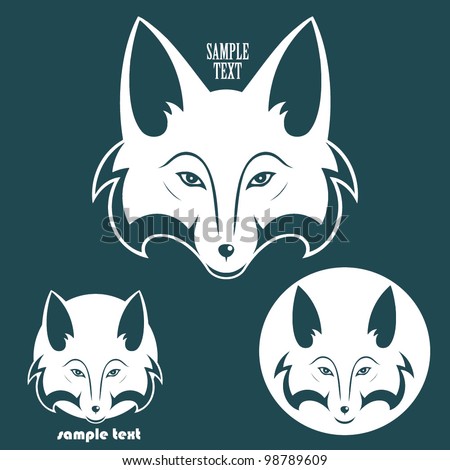 Fox Symbol - Vector Illustration - 98789609 : Shutterstock