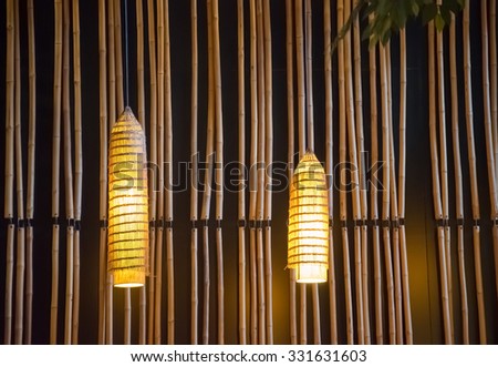 Lamps made from bamboo, Handmade in thailand,beautiful lamps,big lamps
