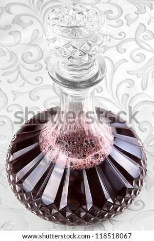 Carafe of red wine