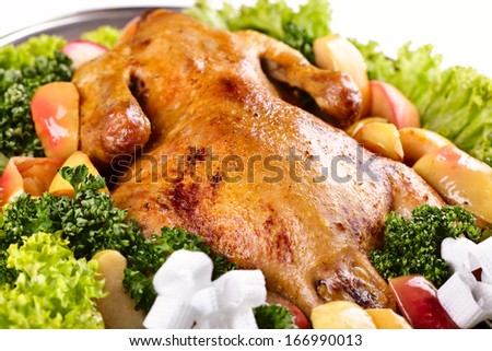 Roasted duck