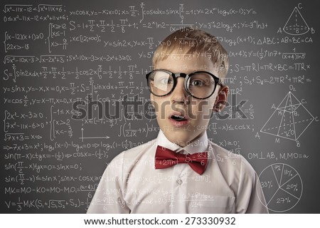 little pupil solves math problem