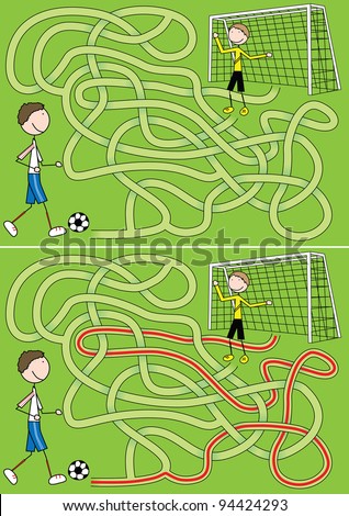 football maze