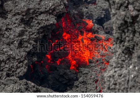 Eruption of Etna - 2013
