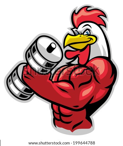 stock-vector-muscle-rooster-holding-the-