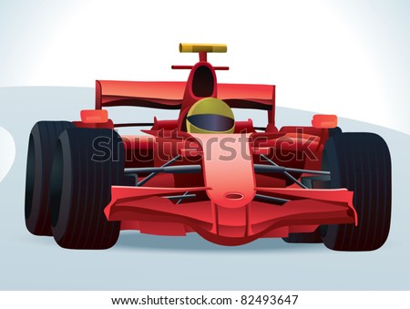 Red Racing Car