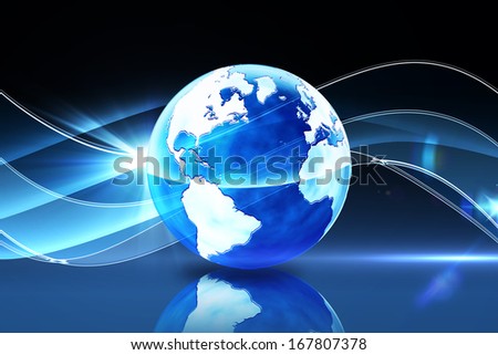 Digital earth background