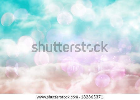 Pink and blue feminine design background