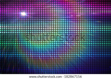 Cool disco background in blue and purple