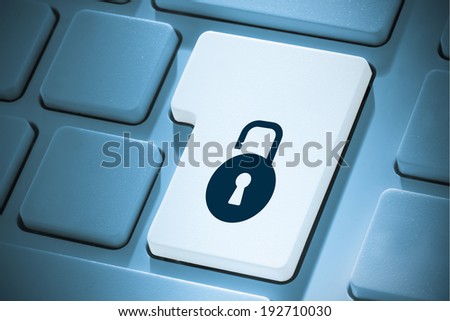 Lock against white enter key on keyboard