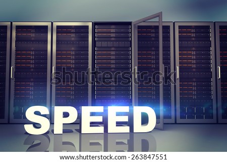 speed against server towers