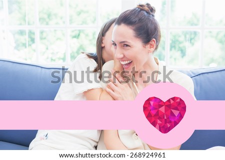 heart against mother and daughter sharing secrets