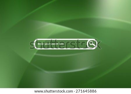 Search engine against abstract green design