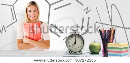 Mature student smiling against white background with vignette