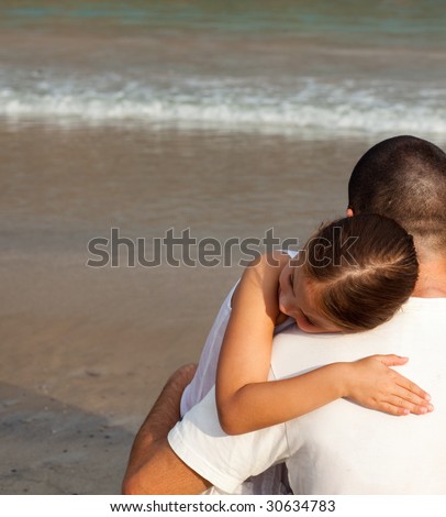 Father+and+daughter+hugging+silhouette