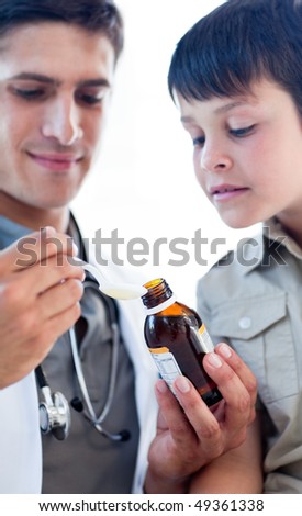 Doctor Giving Medicine