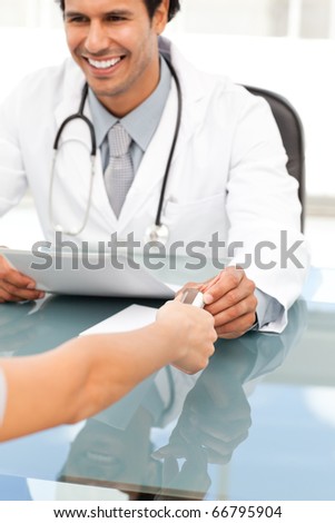 Doctor Giving Medicine