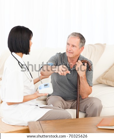 Nurse Taking Bp