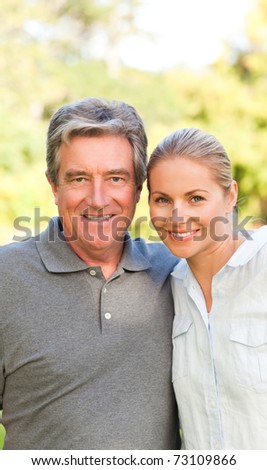 Woman with her father-in-law