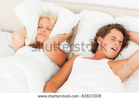 couple waking up