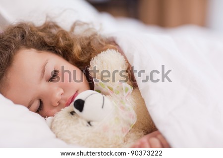 Little girl sleeping with her daddy Little girl sleeping with her daddy