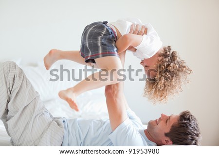 lifting a child