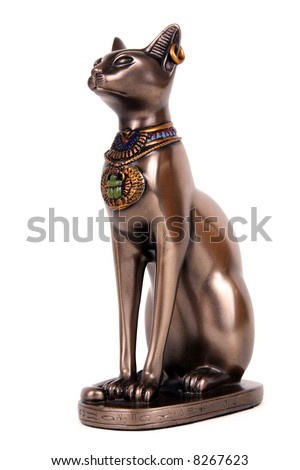 Cat In Egyptian. stock photo : Egyptian cat