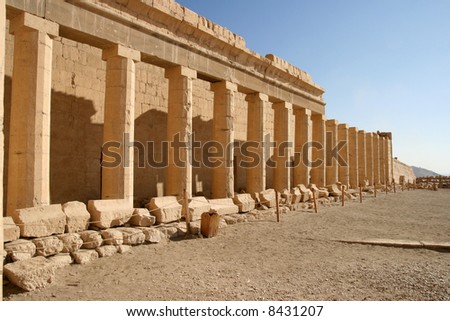 Temple of Hatshepsut in Egypt near The Valley Of The Kings